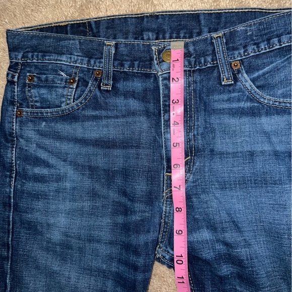 Levi’s Men’s 513 Slim Straight Jeans Size 30x32 - Picture 9 of 13
